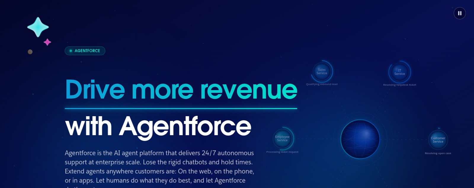 Salesforce's official Agentforce product page