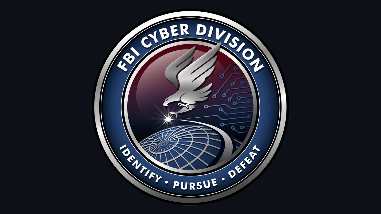 The FBI Cyber Division badge